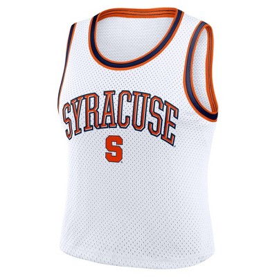 NCAA Syracuse Orange Women's White Cropped Jersey