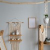 Unique Bargains Unfinished Round DIY Crafts Home Decor Wood Sticks 10 Pcs - 3 of 4