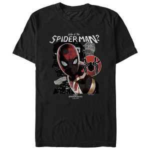 Men's Marvel Spider-Man: No Way Home Who is the Spider-Man T-Shirt - 1 of 4