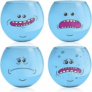 Adult Rick & Morty Mr. Meeseeks 4 PK Shot Glass - 1 of 1