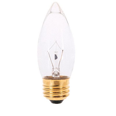 Satco - Decorative - Incandescent Bulb - E26 (Medium) - Soft White - 25 W - B11 - 1 Pack - Case of 25