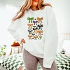 Simply Sage Market Coquette Colorful Halloween Bows Lightweight Garment Dyed Sweatshirt - 3 of 4