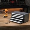 VEVOR Drill Bit Dispenser Cabinet, Five-Drawer Drill Bit Organizer Cabinet for 33/64" to 63/64" Steel Drill Dispenser Organizer Cabinet, Black - 2 of 4