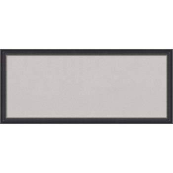 U Brands 36 Square Cork Bulletin Board Black Aluminum Frame
