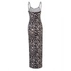 Women Full Slip Under Dresses Sleeveless Adjustable Spaghetti Strap Cami Maxi Dress Nightgowns Sleepwear - 3 of 4
