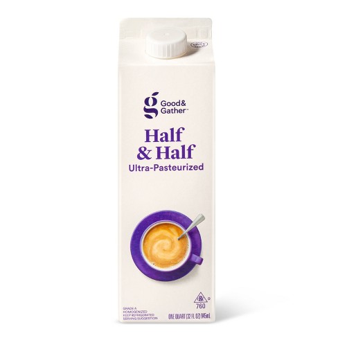 Half & Half - 32 fl oz (1qt) - Good & Gather™ - image 1 of 2