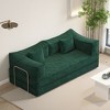 78.8 inch Modular sofa, convertible Polyesterdding block sofa, floor-standing sofa bed with armrests and comfortable sofa bed, compression sofa - 4 of 4