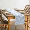 Anna-Kaci Vintage Floral Print Table Runner with Classic Woven Detailing - 2 of 4