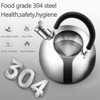 Itopfox 304 Stainless Steel Whistling Tea Kettle, 3 Quart Capacity, Suitable for Induction & Gas Stove Tops, Fast Boiling - 2 of 4