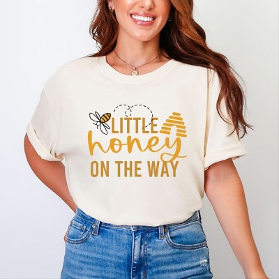 Simply Sage Market Little Honey On The Way Garment Dyed Tee