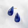 Ross-Simons Lapis Teardrop Earrings With 18kt Gold Over Sterling - 4 of 4