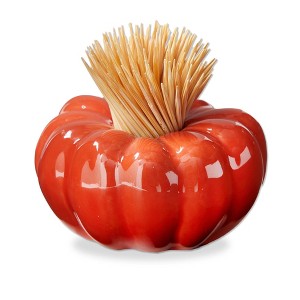 tag Pumpkin Toothpick Holder Set - 1 of 2