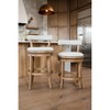 Maven Lane Alexander Swivel Fabric Counter Height Bar Stool - 2 of 4