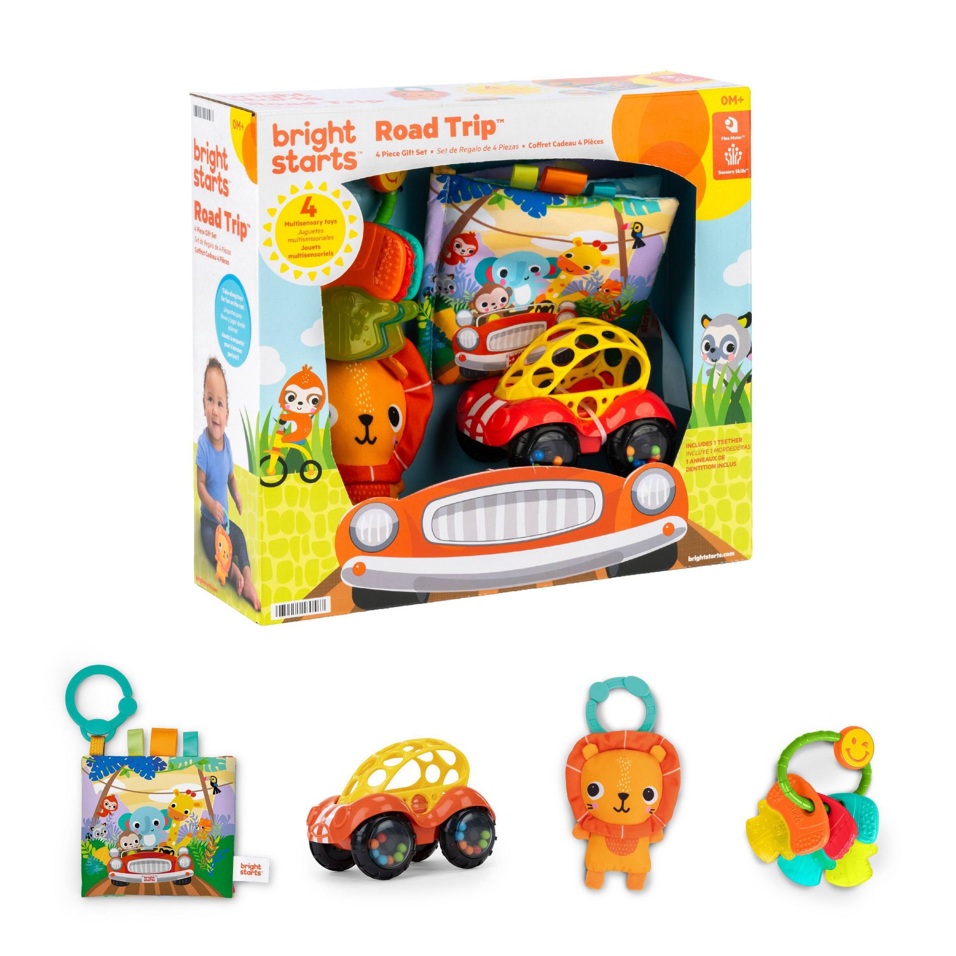Bright Starts Road Trip Gift Learning Toy Set - 4pk
