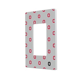 NCAA Big Ten Universities Fashion Pattern Hidden-Screw Light Switch Plate for Single Rocker - 1 of 4