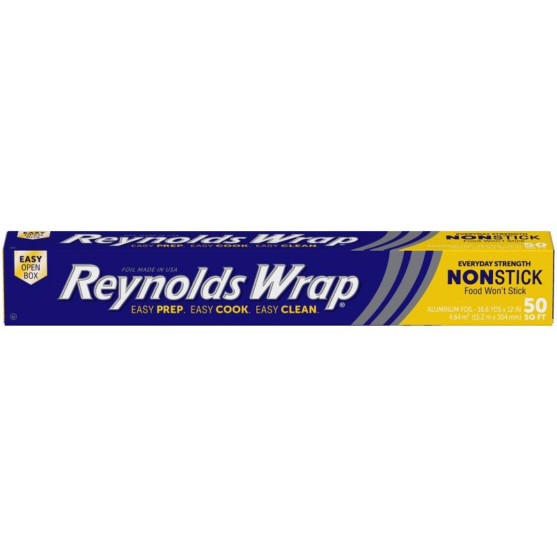 Reynolds Wrap Non-Stick Aluminum Foil - 50 sq ft, 1 of 9