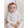 Ely's & Co. Baby Footie - Organic Cotton Embroidered Collar Collection - 2 of 3