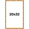 PosterPalooza | 20x32 Bamboo Picture Frame, UV Acrylic, 4 Finishes - Brown, Black, Gold, and Natural - 2 of 4