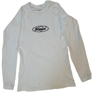 Bimini Dri-Fit Rash Guard Long Sleeve Unisex White Shirt XXX-Large - 1 of 2