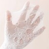 Anna-Kaci Women's Lace No Show Liner Socks Set with Elastic Top and Floral Mesh Design - 2 of 4