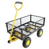 DOMETOUR Wagon Cart Garden cart trucks make it easier to transport firewood - 3 of 4