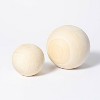 4" Decorative Stone Wood Ball Natural - Threshold™ designed with Studio McGee - image 4 of 4