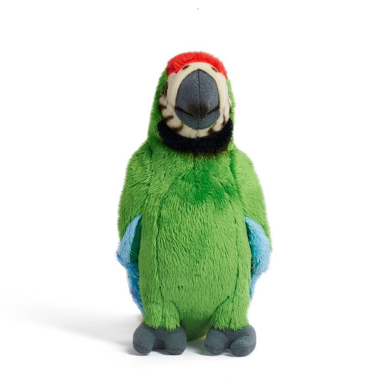FAO Schwarz 6&#34; Green Parrot Toy Plush, 4 of 13