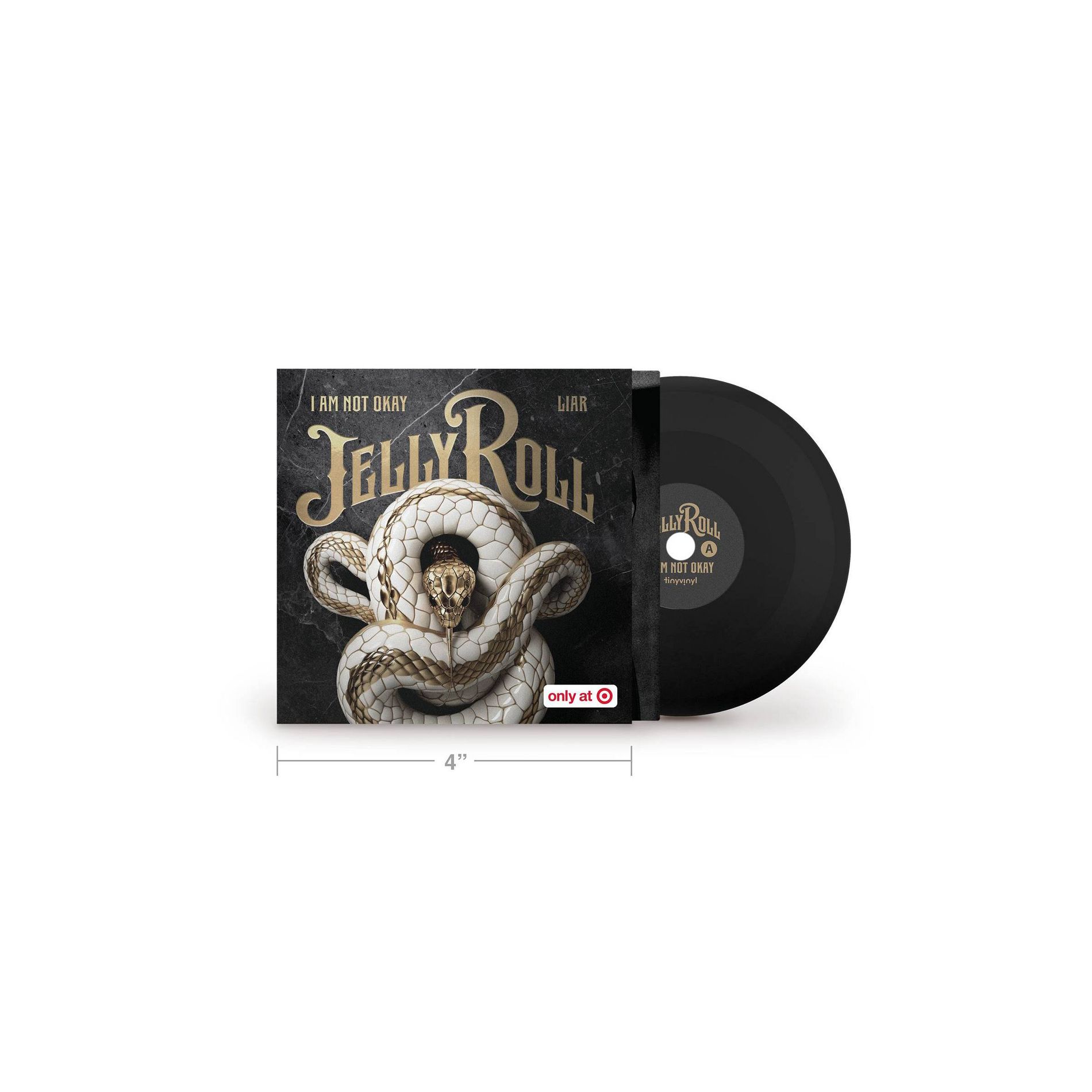 Jelly Roll Tiny Vinyl Edition - I'm Not Okay / Liar (Target Exclusive, vinyl 4 inch)