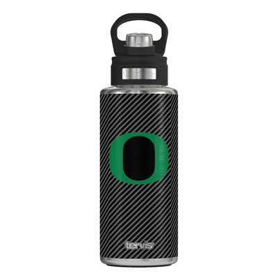 NCAA Oregon Ducks 32oz Carbon Fiber Stainless Steel Water Bottle