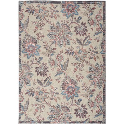 Waverly Washables Collection Blooming Botanical Indoor Rug