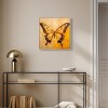 Art Remedy Golden Ochre Butterfly Elegant Butterfly Wall Art Framed - 2 of 4