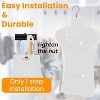 FDW 4 Piece Female Male Mannequin  Set Torso Dress Form 27/30 Inch Height Dress Model Mannequin with PP Material & Adjustable Metal Hooks - 4 of 4