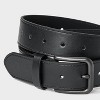 Men's Casual Fully Adjustable Laser Cut Belt - Goodfellow & Co™ Black - image 3 of 3