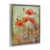 Stupell Industries Rustic Red Poppies Floating Frame Canvas Art - 2 of 4