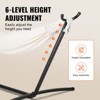 VEVOR Portable Hammock Stand, 450lbs Capacity Steel Hammock Stand for 2 Person, Heavy Duty Adjustable Hooks Hammock Frame Fits 9.5-12.6 ft Hammocks - 4 of 4
