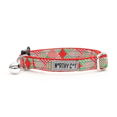 The Worthy Dog Americana Holiday Breakaway Adjustable Cat Collar