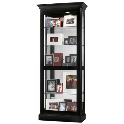 Howard Miller Berends Curio Cabinet 680477 Black Satin