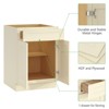 Kitchen Base Cabinet, Unassembled Cabinet with Adjustable Shelf without Top - 4 of 4
