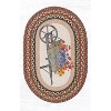 Earth Rugs Wheelbarrow Oval Braided Tread 20"x30" Eco-Friendly Home Decor - 2 of 3
