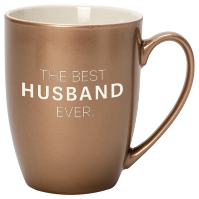 Elanze Designs The Best Husband Ever Bronze 10 ounce New Bone China Coffee Cup Mug