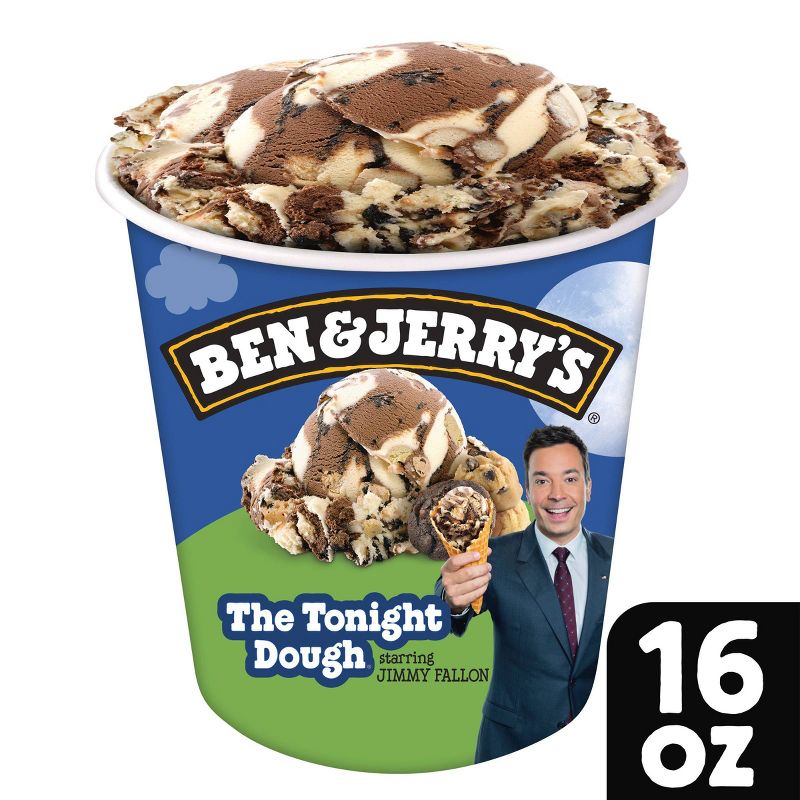 Ben and Jerry&#39;s The Tonight Dough Caramel &#38; Chocolate Ice Cream - 16oz, 1 of 14