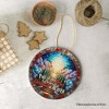 Stairway to Heaven Stained Glass Ornament, Christmas in Heaven Memorial Gift| OrnamentallyYou - 4 of 4