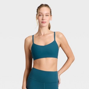 Women's Everyday Soft Light Support Strappy Sports Bra - All In Motion™ - 1 of 4