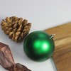 Northlight 4" Shatterproof Matte Christmas Ball Tree Ornament - Green - 2 of 2