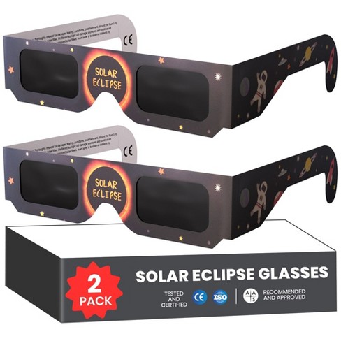 Solar Eclipse Glasses Approved 2024 (2 Pack) Ce And Iso Certified Solar ...