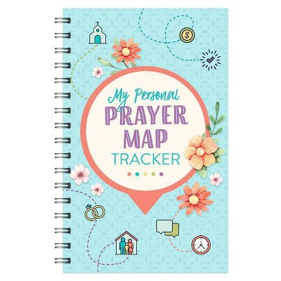 My Personal Prayer Map Tracker - Light Blue - (Faith Maps) by  Compiled by Barbour Staff (Spiral Bound)