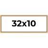 PosterPalooza | Panoramic Classic Modern Gold Frame - UV Acrylic, Foam Board Backing, Hanging Hardware - 2 of 4