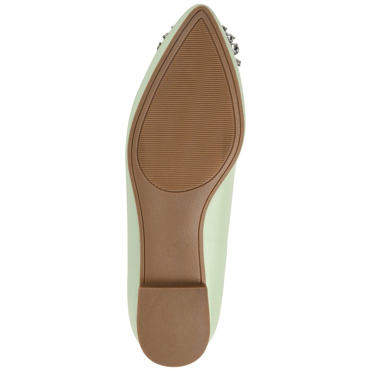 Обувь Journee Collection Women's Renzo Slip On Pointed Toe Ballet Flats Green 7.5 — фото 5