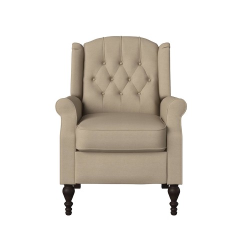 Waldo tufted wingback online recliner chair