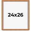 PosterPalooza | Classic Brown Picture Frame - UV Acrylic, Foam Board Backing, Hanging Hardware - 2 of 4